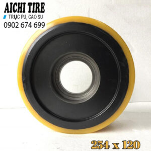 Bánh Xe Nâng Điện PU Heli 254 x 120mm