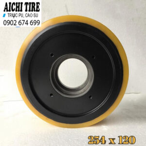 Bánh Xe Nâng Điện PU Heli 254 x 120mm