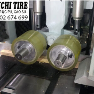 Con lăn PU nạp phôi cho máy bào gỗ 4 mặt