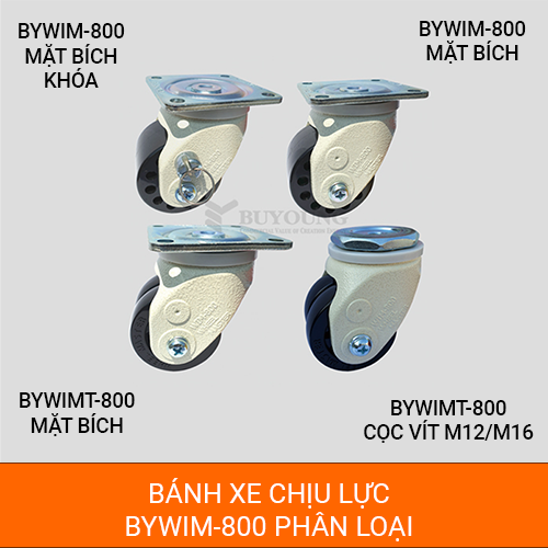 Bánh xe đẩy chịu lực - Đảm bảo vận hành an toàn mọi nơi