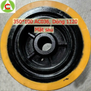 Bánh xe linde 350x100 Mặt sau