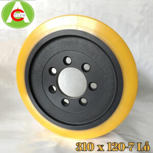 Bánh xe nâng điện BT 310x120mm 7 lỗ