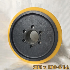 Bánh phụ xe nâng điện Jungheinrich 285x100- 6 lỗ