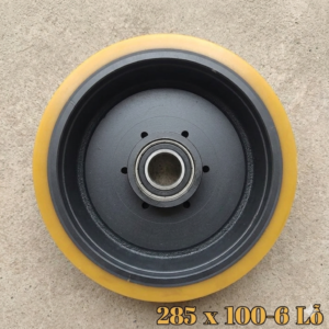 Bánh phụ xe nâng điện Jungheinrich 285x100- 6 lỗ