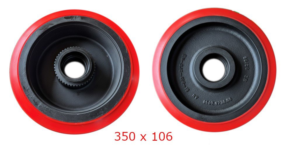 Bánh xe nâng điện BT 350 x 106
