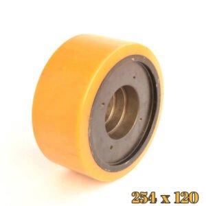 Bánh xe nâng điện pu TCM 254x120