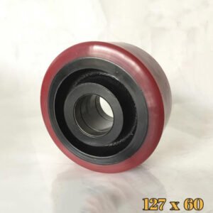 Bánh xe nâng điện pu Xilin 127x60